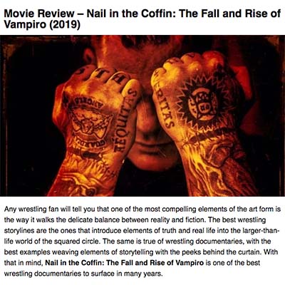 Movie Review: Nail in the Coffin: The Fall and Rise of Vampiro (2019)